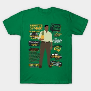 Burton Guster Quotes - Psych T-Shirt